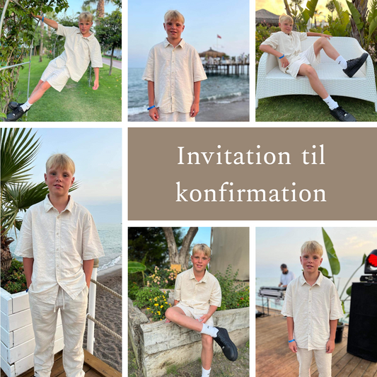 Billede collage invitation