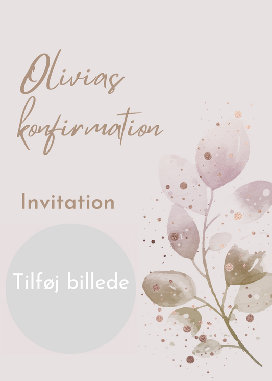 Rose blad invitation